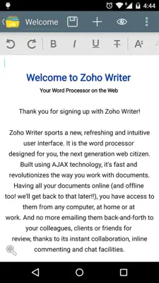 Zoho Docs android App screenshot 14