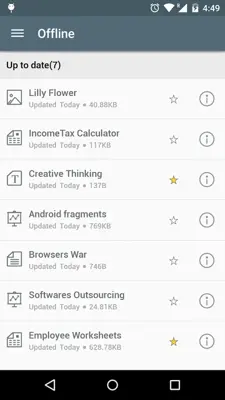 Zoho Docs android App screenshot 16