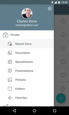 Zoho Docs android App screenshot 19