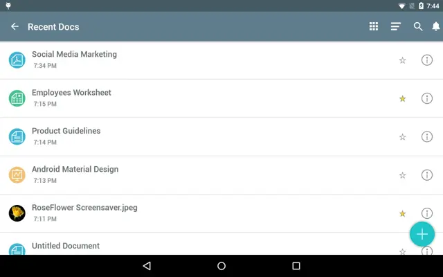 Zoho Docs android App screenshot 5